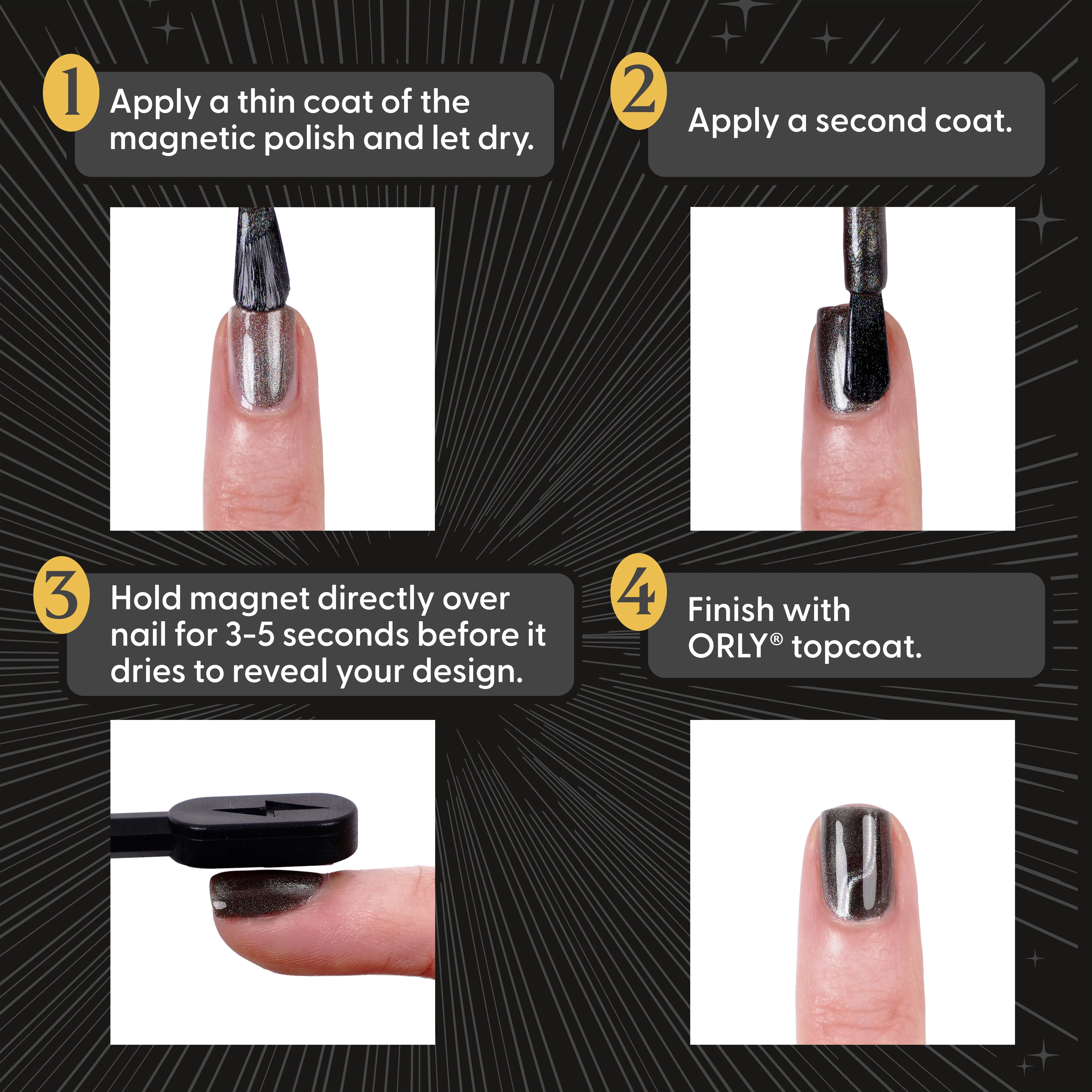 Harry Potter™ Magnetic Nail Polish - Cauldron Smoke - Image 5
