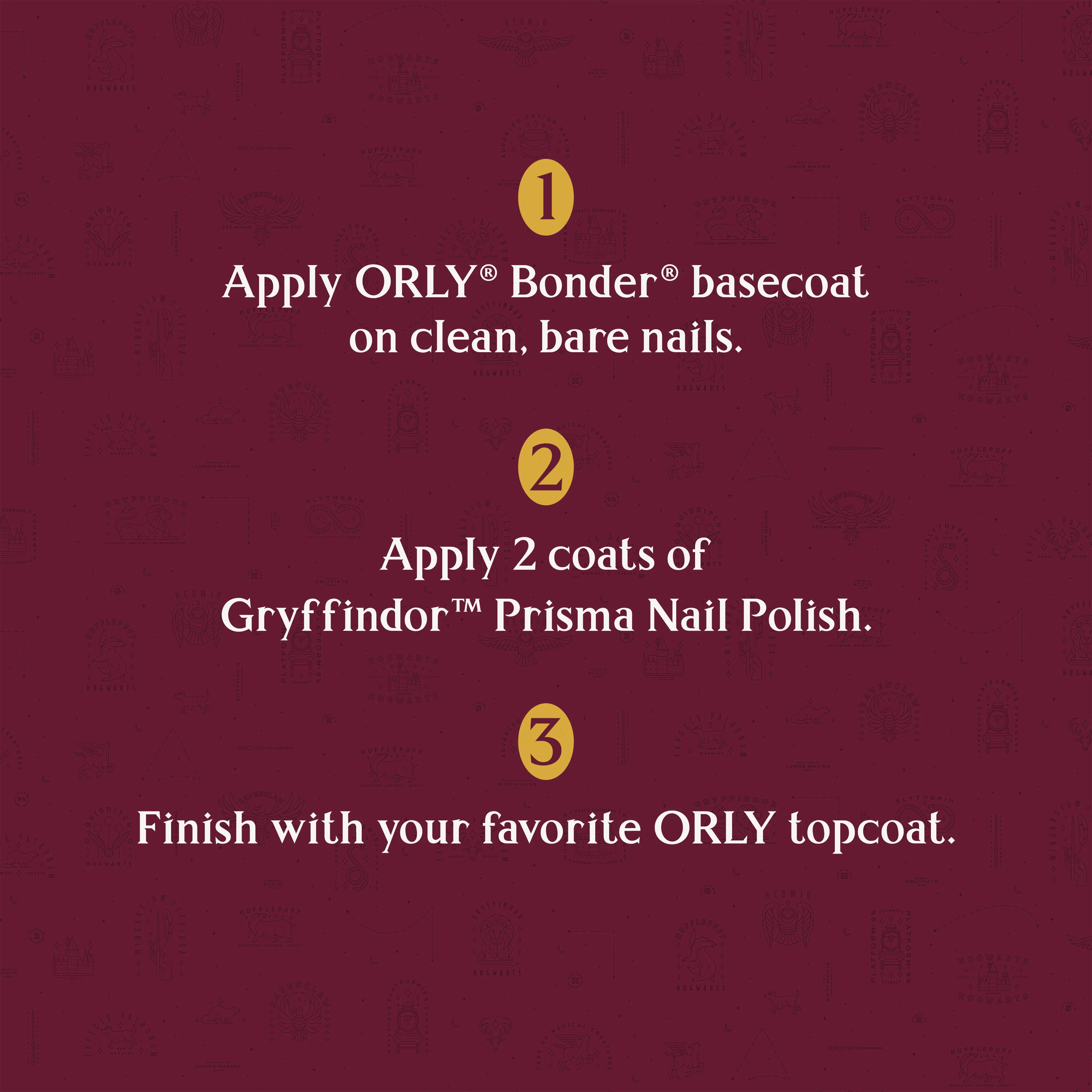 Harry Potter™ Gryffindor™ Prisma Nail Polish - Image 4
